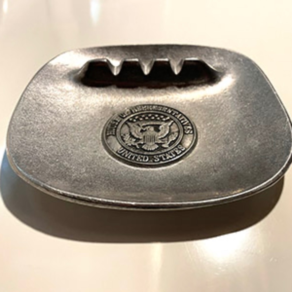 Vintage House of Representatives Pewter Ashtray